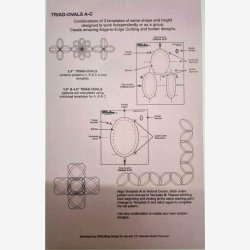 Triad Ovals template Set (7 stk)