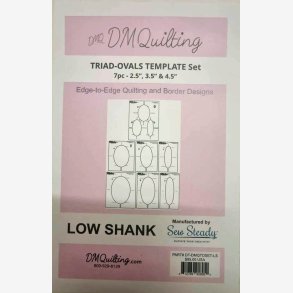 Triad Ovals template Set (7 stk)