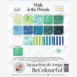 Walk in the woods (75" x 75" - ca. 188 x 188 cm)