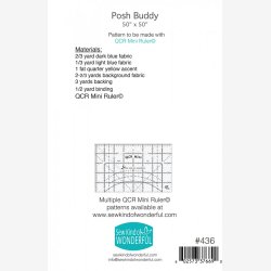 Posh Buddy (50" x 50" - ca. 125 cm x 125 cm)