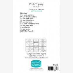 Posh Topiary (50" x 70" - ca. 125 x 175 cm)