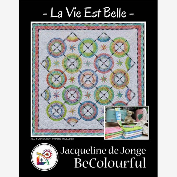 La Vie est Belle (65" x 65" - ca. 163 x 163 cm)