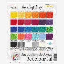 Amazing Grey (71" x 71"  - ca. 178 x 178 cm)