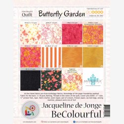 Butterfly Garden (65" x 65" - ca 163 x 163 cm)