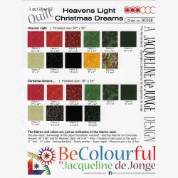 Heavens Light and Christmas Dreams (35" x 35" - ca. 89 x 89 cm / 70" x 35" - ca. 178 x 89 cm)