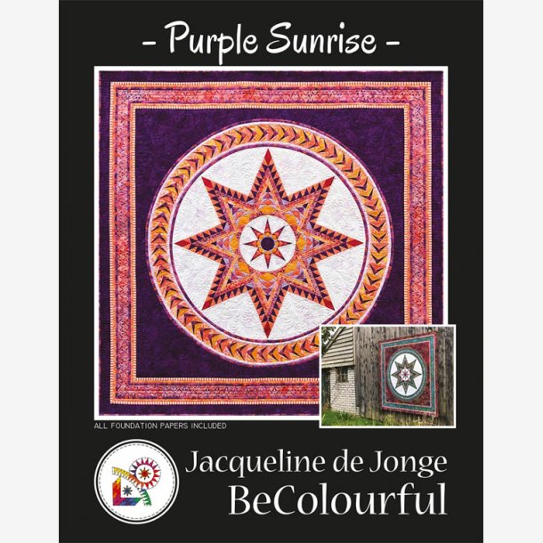 Sykit til Purple Sunrise -  (63" x 63" - ca 158 x 158 cm)