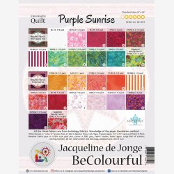 Purple Sunrise -  (63" x 63" - ca 158 x 158 cm)