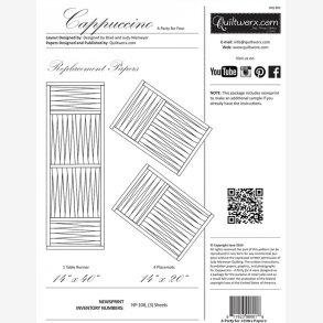 Ekstra papir til 'Cappuccino - Party for 4' bordlber