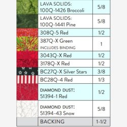 Christmas Whisper (38" x 38" - ca 96 cm x 96 cm)