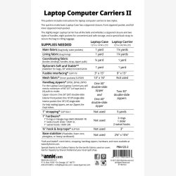 Laptop Computer Carriers II