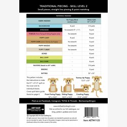 Tail Wags A Puppy Quilt Pattern