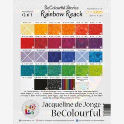 Rainbow Reach  (31" x 31" - ca 78 cm x 78 cm)