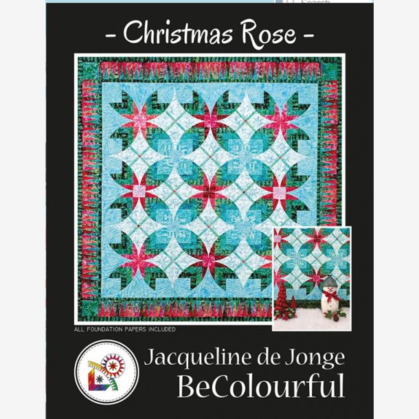 Christmas Rose  (66" x 66" - ca 167 cm x 167 cm)