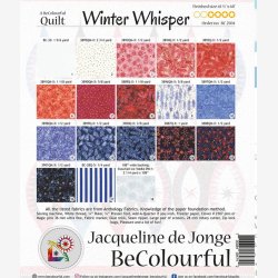 Winter Whisper  (61,5" x 68" - ca 155 cm x 172 cm)