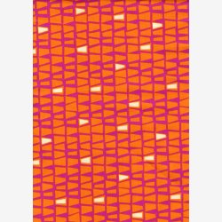'Skve' trekanter - Lilla/orange