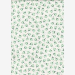 Sm stiliserede grnne blomster