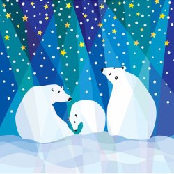 Winter Lights - panel