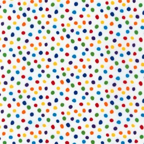 Rainbow Dots - hvid