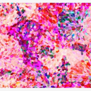 Impressionist Floral - rd/pink