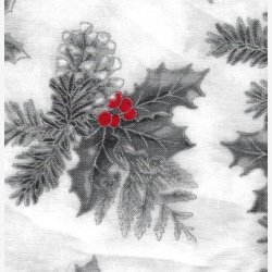 Holiday Flourish - Gr/slv kristtjrn og gran