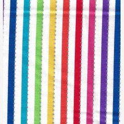 BeColourful - Magic Stripes - Regnbuefarver p hvid
