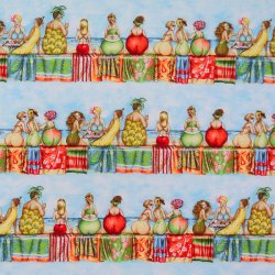 Fruit Ladies stripe Blue