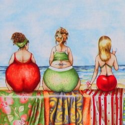 Fruit Ladies stripe Blue