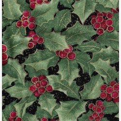 Kristtjrn p  sort m/metaleffekt