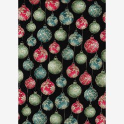 Julekugler p sort baggrund