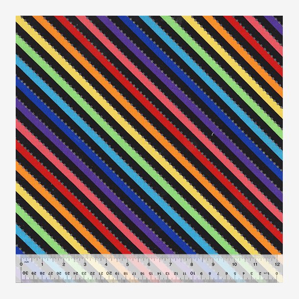 BeColorful - Magic Bias Stripes - Regnbuefarver p sort