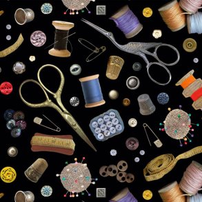 A stitch in time - Sewing Notions Black