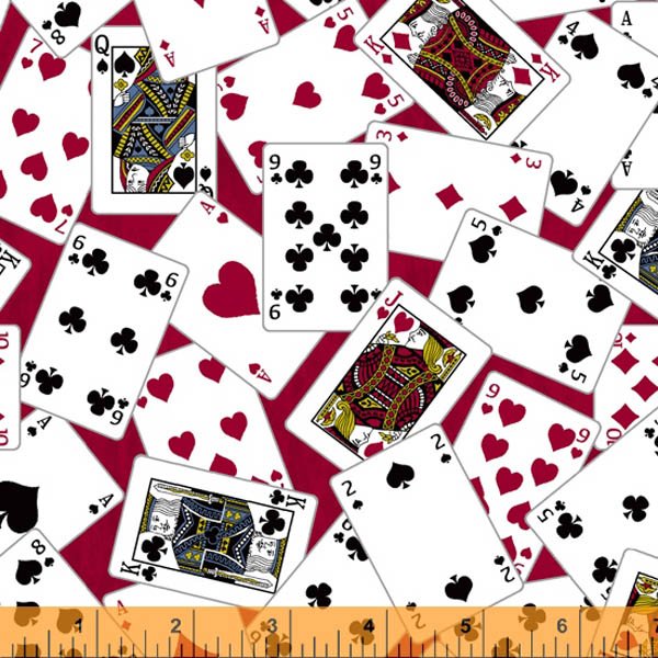 Playing Cards - Trykte stoffer - Kirstens Quiltshop - patchwork, quilt ...