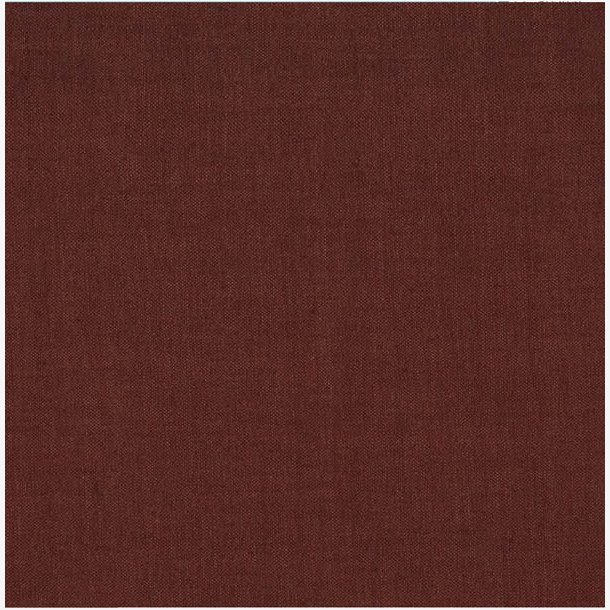 Ensfarvet Shot Cotton - mrkebrun