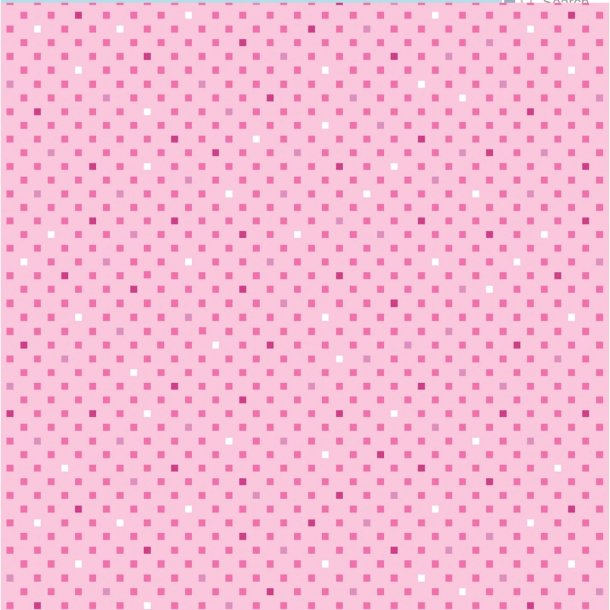 Dazzling Squares - lys pink