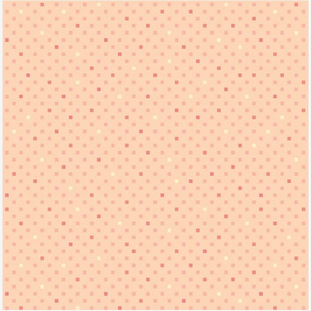 Dazzling Squares - Lys ferskenfarvet
