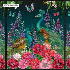 Wild Garden - Panel multifarvet