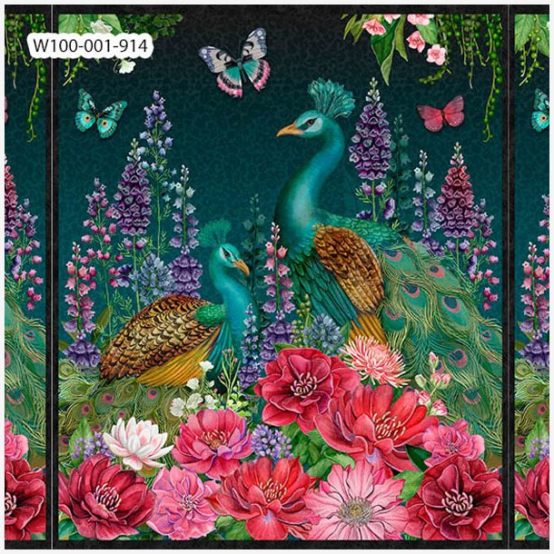 Wild Garden - Panel multifarvet