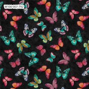 Wild Garden - Butterflies Black