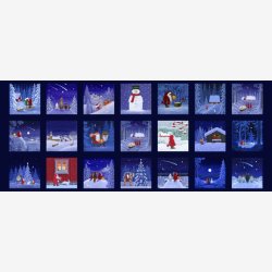 Panel med julemotiver