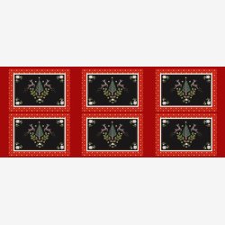 Panel til jule dkkeservietter