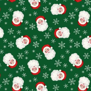 Julemnd p grn baggrund