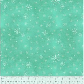 A Very Terri Christmas - Snow Flurries Turquise