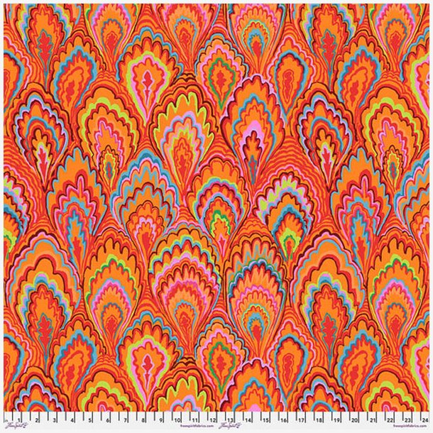 Kaffe Fassett - Marble Scallops - Red