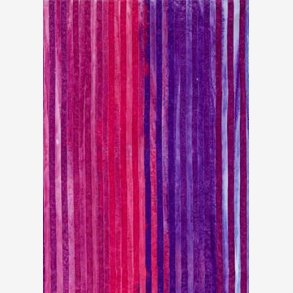 Elementals - R�dviolette og bl� striber - batik