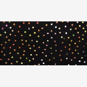 Hoffman batik - mangefarvede firkanter p sort baggrund 