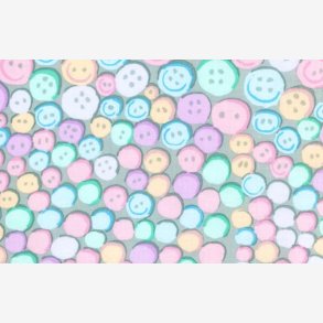 Kaffe Fassett - Buttons pastel, baby blue