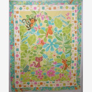 Panel til legetppe - jungle play panel