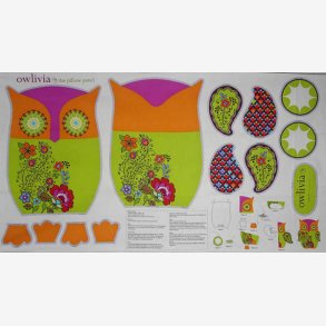 Owlivia panel - Panel med ugle 