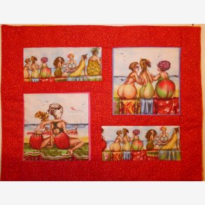 Dkkeservietter 'Fruit Ladies'