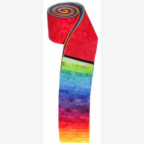 Story strips i regnbuefarver (batik)